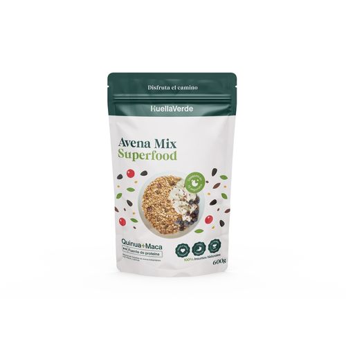 Hojuelas de Avena con Quinua y Maca Huella Verde 600 g