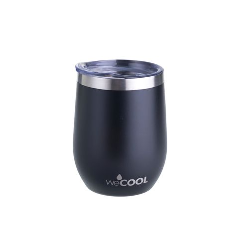 Vaso Térmico Acero Inoxidable Negro Wecool 354 ml