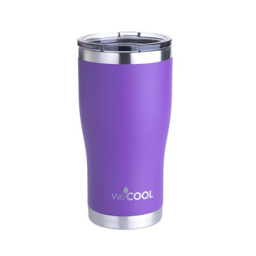VASO WECOOL 590ML  ACERO INOXIDABLE COLOR MORADO
