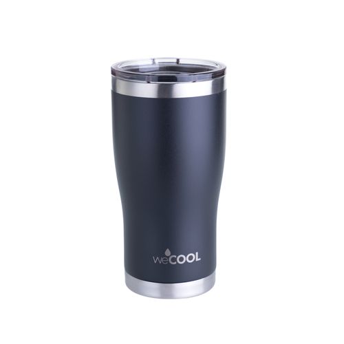 VASO WECOOL ACERO INOXIDABLE NEGRO 590ML
