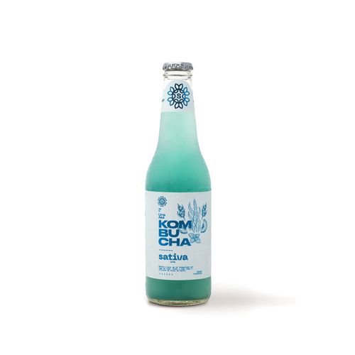 Kombucha Lima Azul Sativa 355 ml