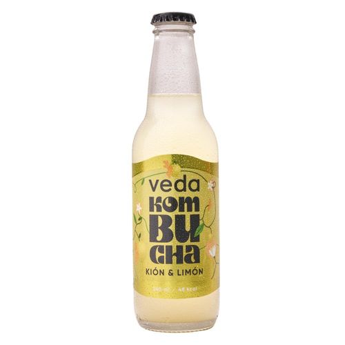 kombucha kion y limón 260ml Veda