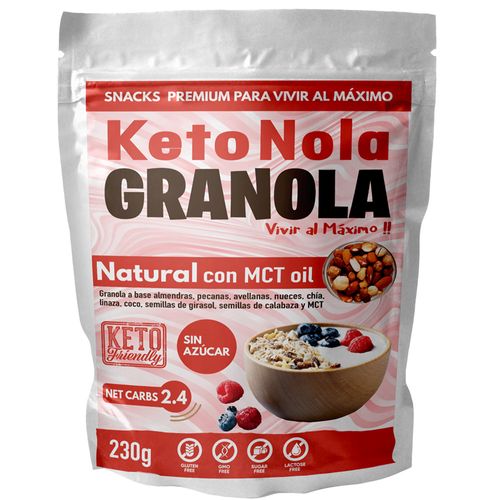 Ketonola Granola Natural sin Azucar Vivir Power 230 g