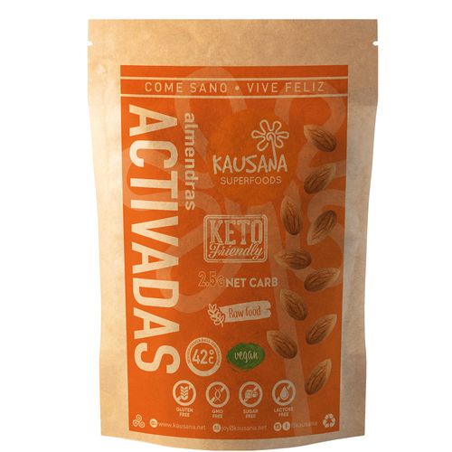 Almendras Activadas Deshidratadas 160 g Kausana Superfoods