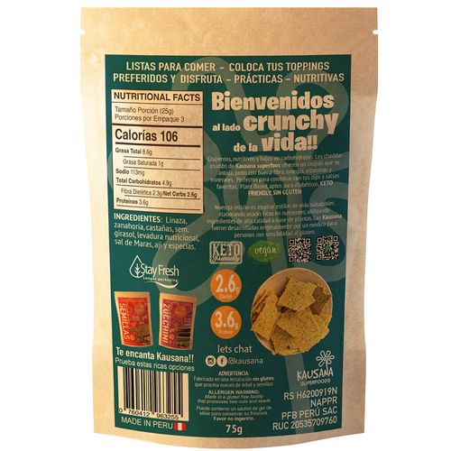 Cheddar Crumbs Kausana Superfoods 1 und