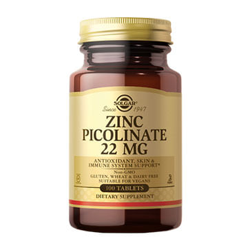 Zinc Picolinate 22 mg Solgar 100 Cap