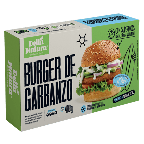 Hamburguesa de Garbanzos Della Natura 400 g