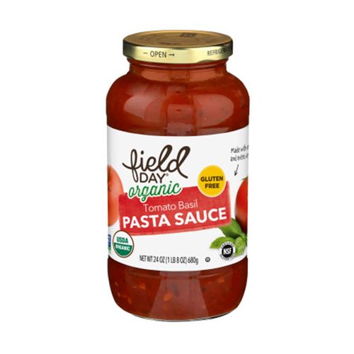 Salsa para Pasta con Albahaca Organica Field Day 680 g