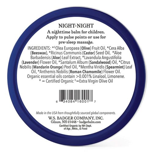 Bálzamo Nocturno para Niños Badger 56 g