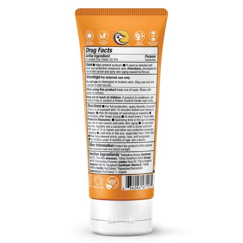 Bloqueador Solar Spf 40 Kids Sunscreen Cream Badger 87ml