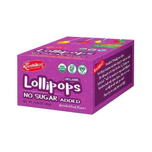 Chupetes Orgánicos sin Azucar Koochikoo 50und