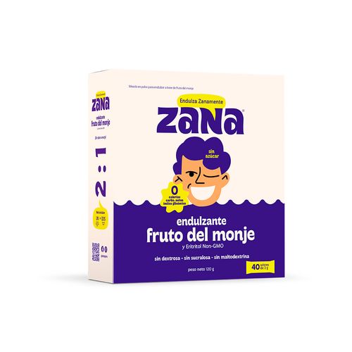 Endulzante Blanca Zana 40x3 gr