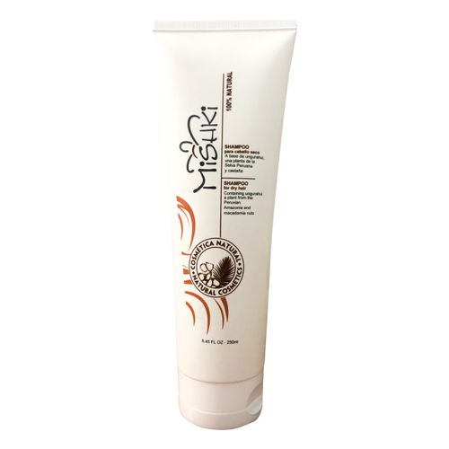 Shampoo a Base de Ungurahui y Castaña para Cabello Seco Mishki 250 ml