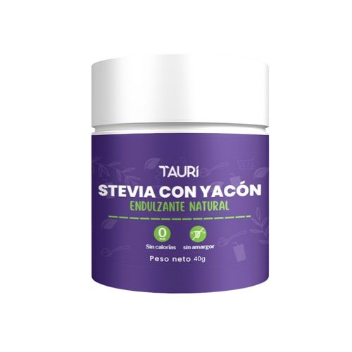Endulzante natural de Stevia con Yacon Tauri