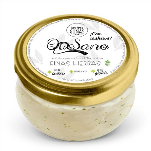 Queso Vegano con Finas Hierbas Las Tres Gunas 190 g