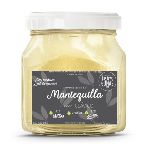 Mantequilla Vegana Las Tres Gunas 120 g