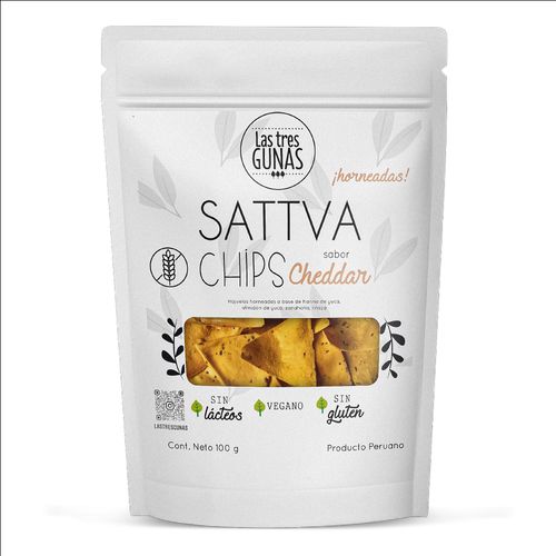 Sattva Chips Cheddar Las Tres Gunas 100 g