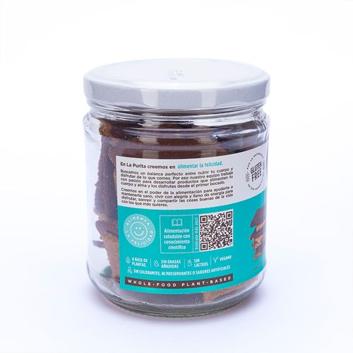 Mix de Galletas de Chocolate, Vainilla y Almendras La Purita Verdad 130 g