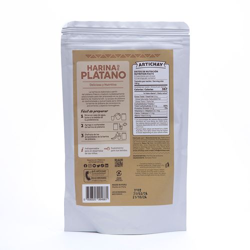 Harina de Plátano Artichay 250 g