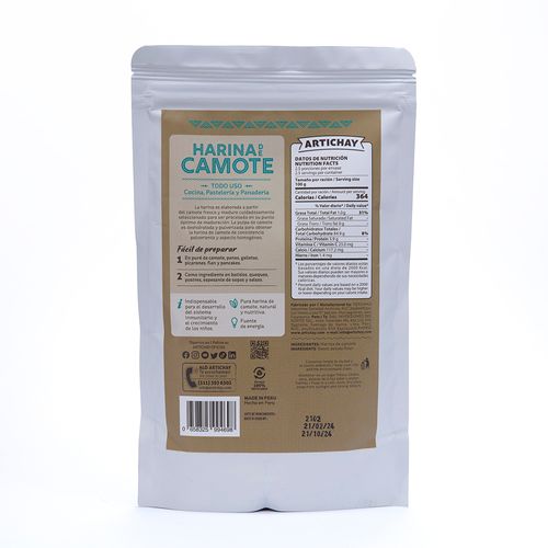Harina de Camote Artichay 250 g
