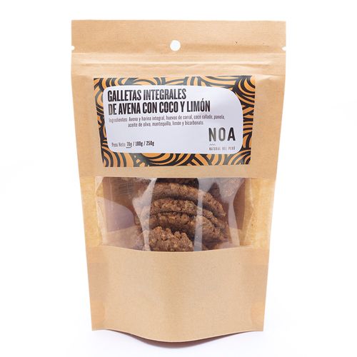 Galletas con Avena, Limón y Coco Noa 70 g