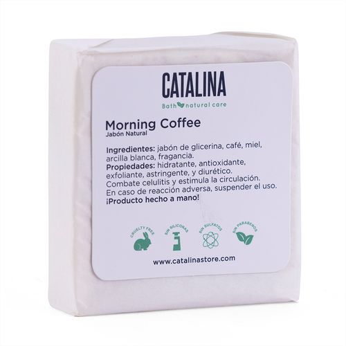Jabon natural de Glicerina Morning cofee 115gr Catalina Bath <(>&<)>Naturalcare