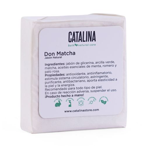 Jabon Nat D/Glicerina Don Matcha Catalina Bath & Naturalcare 115g