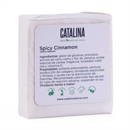 Jabón Nat D/Glicerina Spicy Cinnamon Catalina Bath & Naturalcare 115g