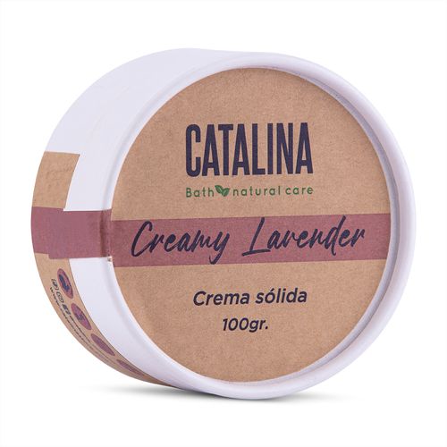 Crema Sólida Creamy Lavender Catalina Bath y Naturalcare 100g
