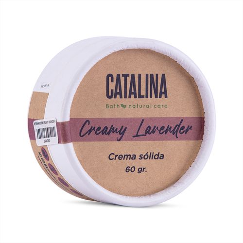 Crema Sólida Creamy Lavender Catalina Bath & Naturalcare 60g