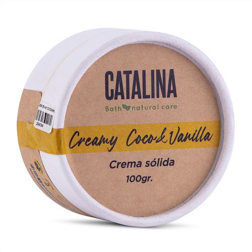 Crema solida Creamy Coco y Vainilla Catalina Bath y Natural Care 100 g