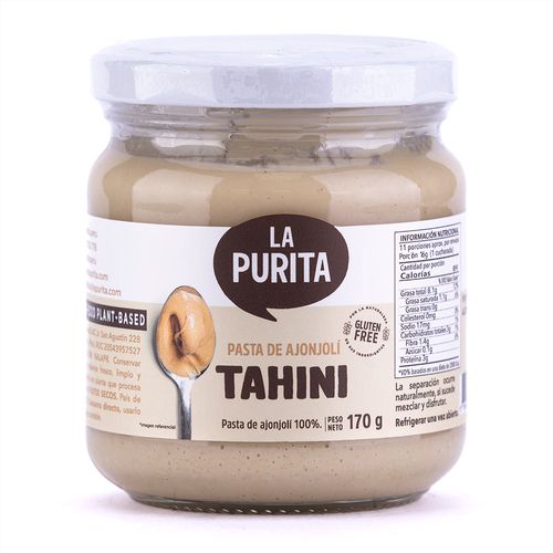 Pasta de Ajonjolí Tahini La Purita Verdad 170 g