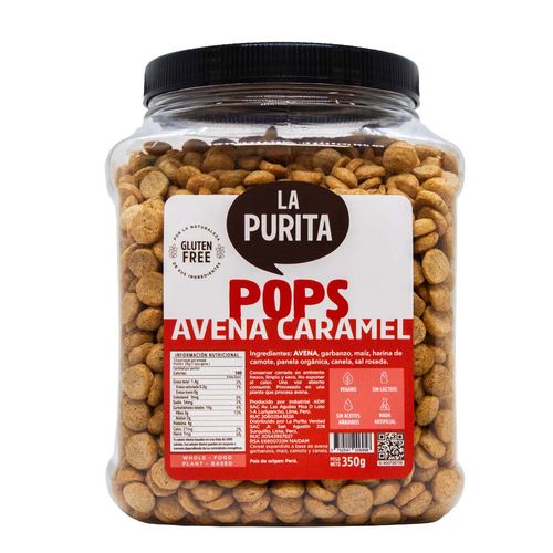 Cereal de Avena Caramel La Purita Verdad 350 g