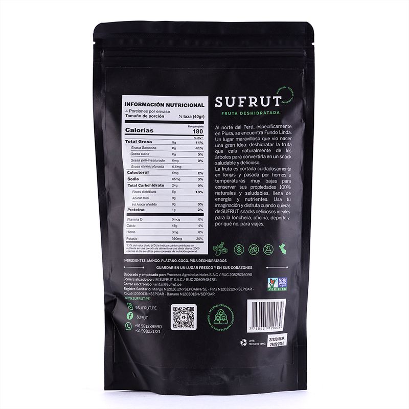 Mix-Mango-Banano-Coco-y-Piña-Sufrut-400-g