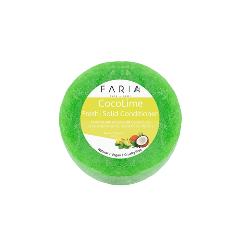 Acondicionador Sólido de Coco y Lima Faria 1 und