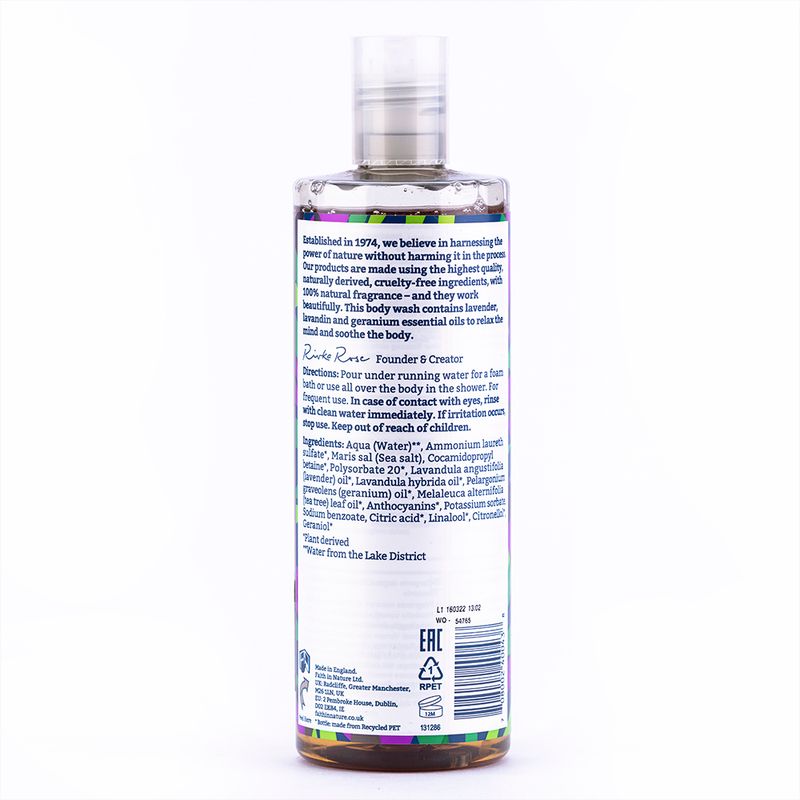Body-Wash-Gel-De-Baño-Lavender---Geranium-Faith-In-Nature-400Ml
