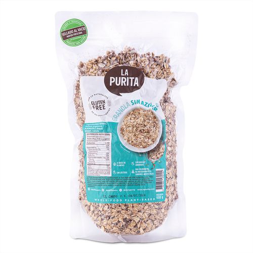 GRANOLA SIN AZUCAR LA PURITA VERDAD 600GR
