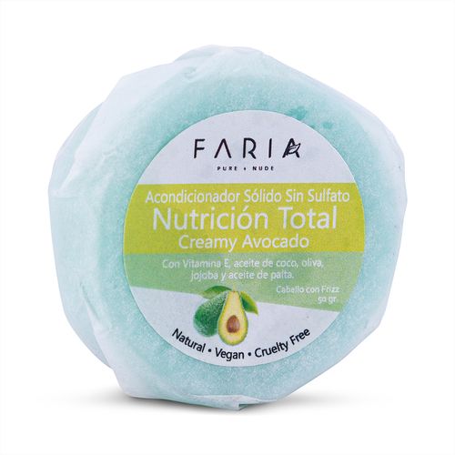 ACONDICIONADOR SOLID PALTA AVOCADO FARIA