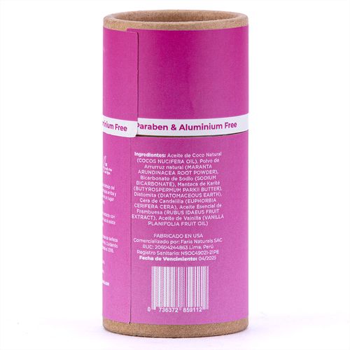 DESODORANTE NATURAL BALI BERRY UND FARIA