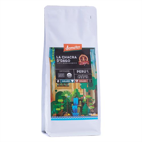 Café Molido Tostado Medio La Chacra D´dago 250 g