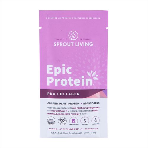 Proteína Vegana Epic sin Gluten Pro Collagen Sprout Living 28 g