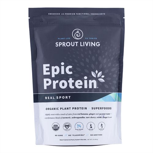 Proteína Vegana Epic sin Gluten Pro Real Sprout Living 1.1 lb