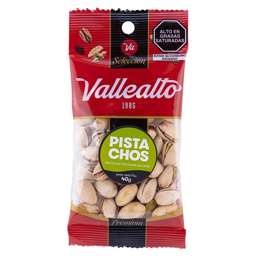 Pistacho Tostado Salado Vallealto 40 g