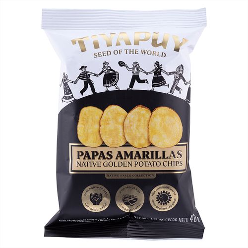 Hojuelas de Papas Nativas Amarillas Tiyapuy 40 g