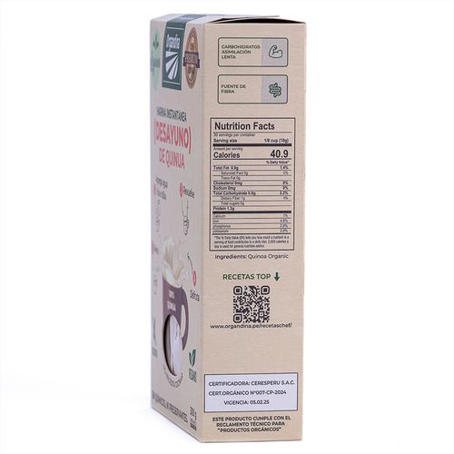 Desayuno Instántaneo Quinua Organdina 300 g