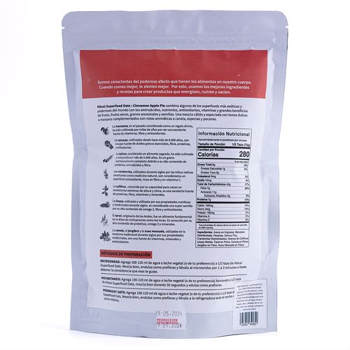 mix avenas cinnamon 415g apple pie hanai