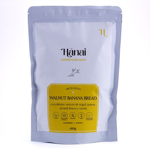 Mix avena walnut banana bread 415g hanai
