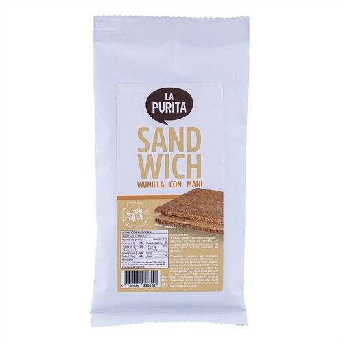 Galleta de Vainilla con Maní La Purita Verdad 35 g