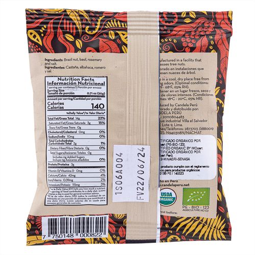 Castaña con finas hierbas Candela 20 g