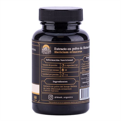 Focus Melena de León Mush Organics 60 cap
